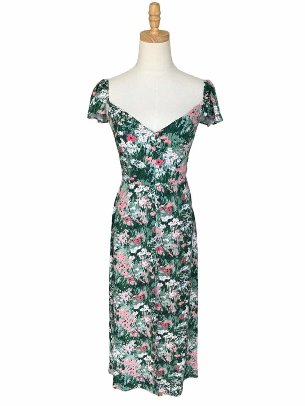 NEW Reformation Baxley Midi Dress in Bohemia Floral Sz 2 - Picture 2 of 13